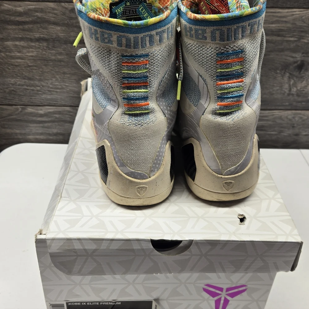 Nike Kobe 9 IX Elite Premium What The Kobe 678301-904 Shoes Men‎ Sz 10.5 W/Box